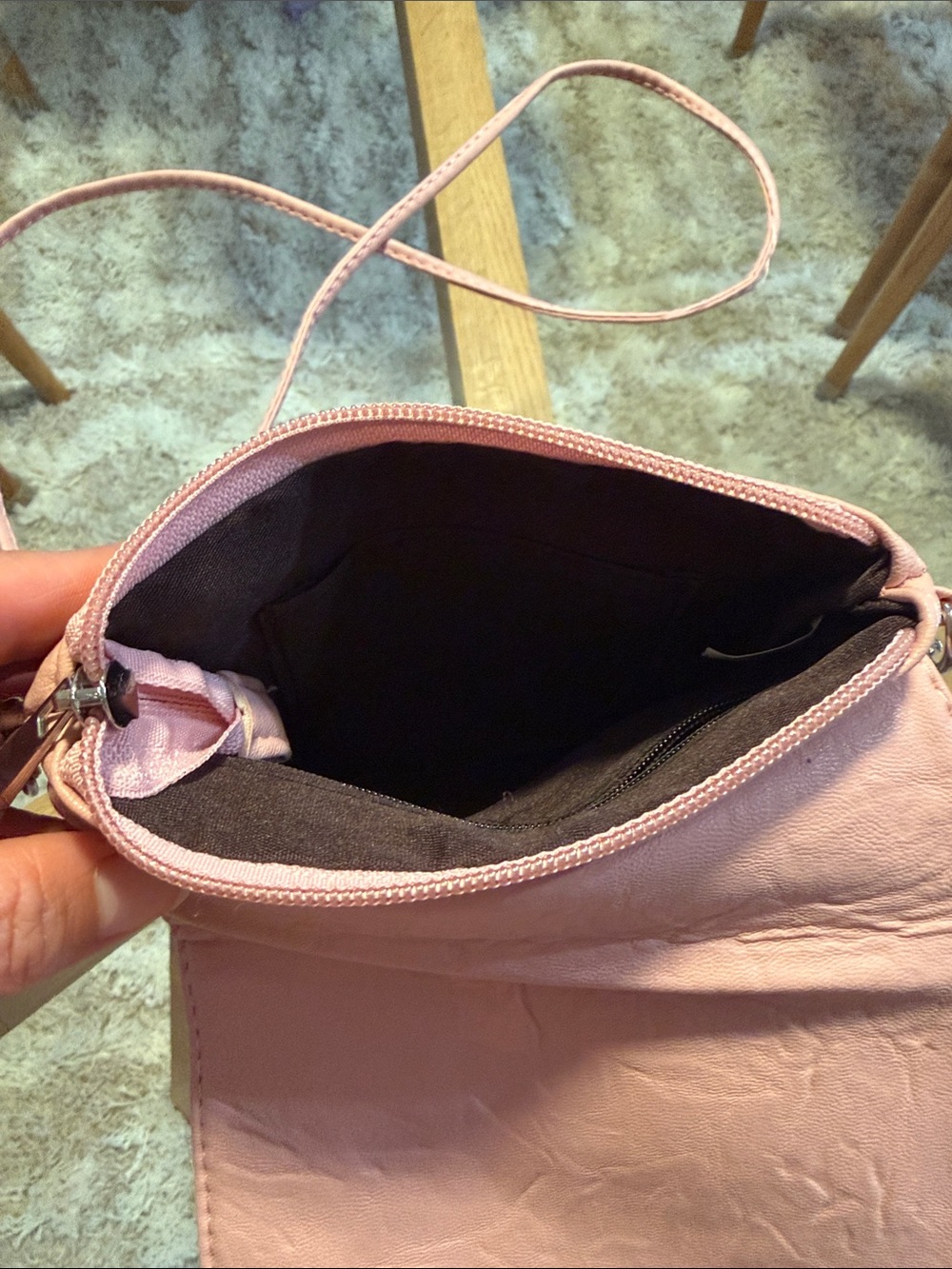 Pink 3-D Floral Crossbody Bag - Women - Picture 7 of 7